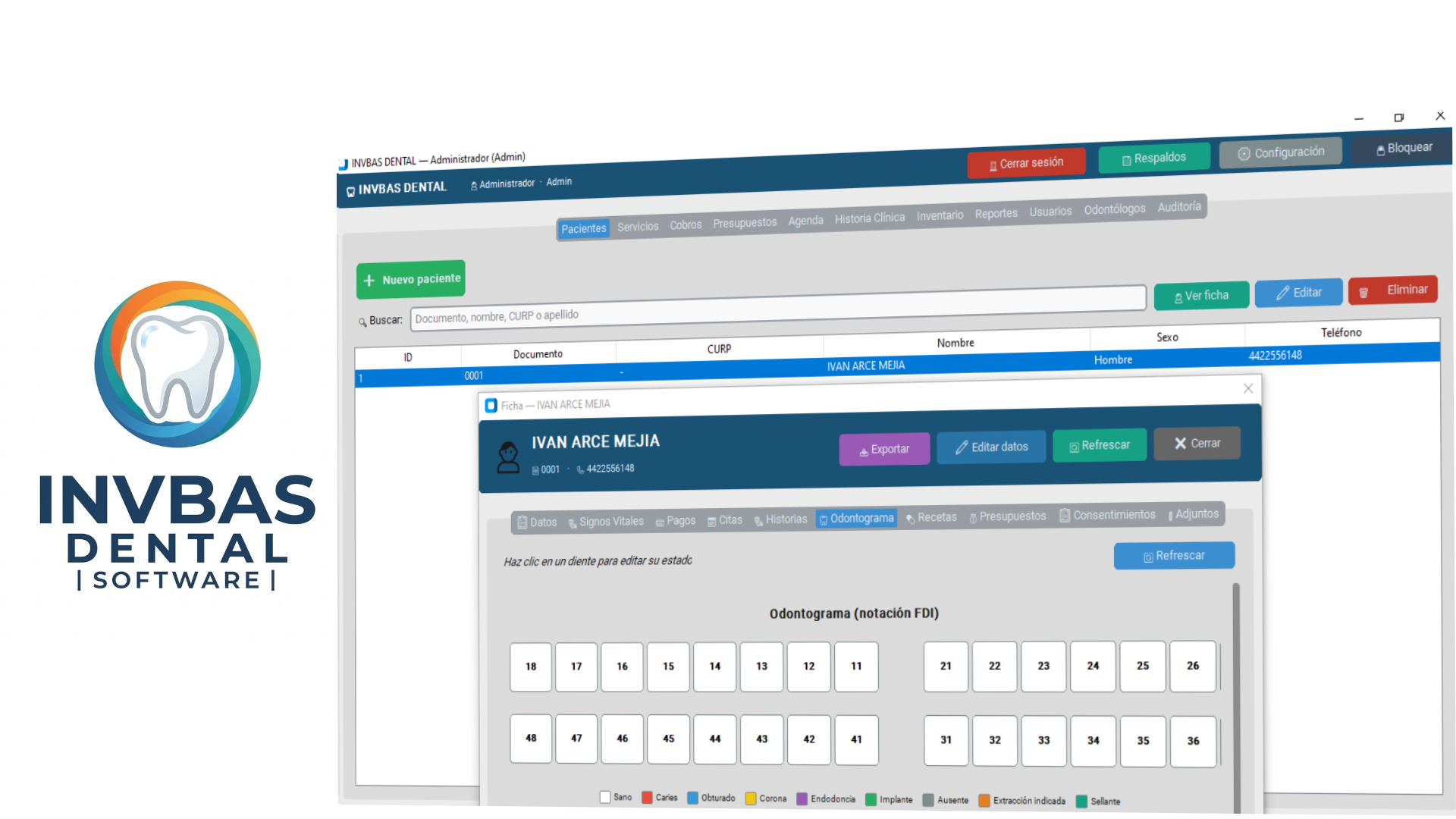 INVBAS DENTAL - Sistema de gestión para consultorios dentales